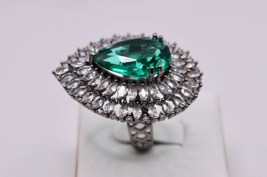 Cubic Zirconia Cocktail Ring - E1910