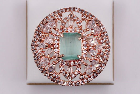 Cubic Zirconia Cocktail Ring - E1291