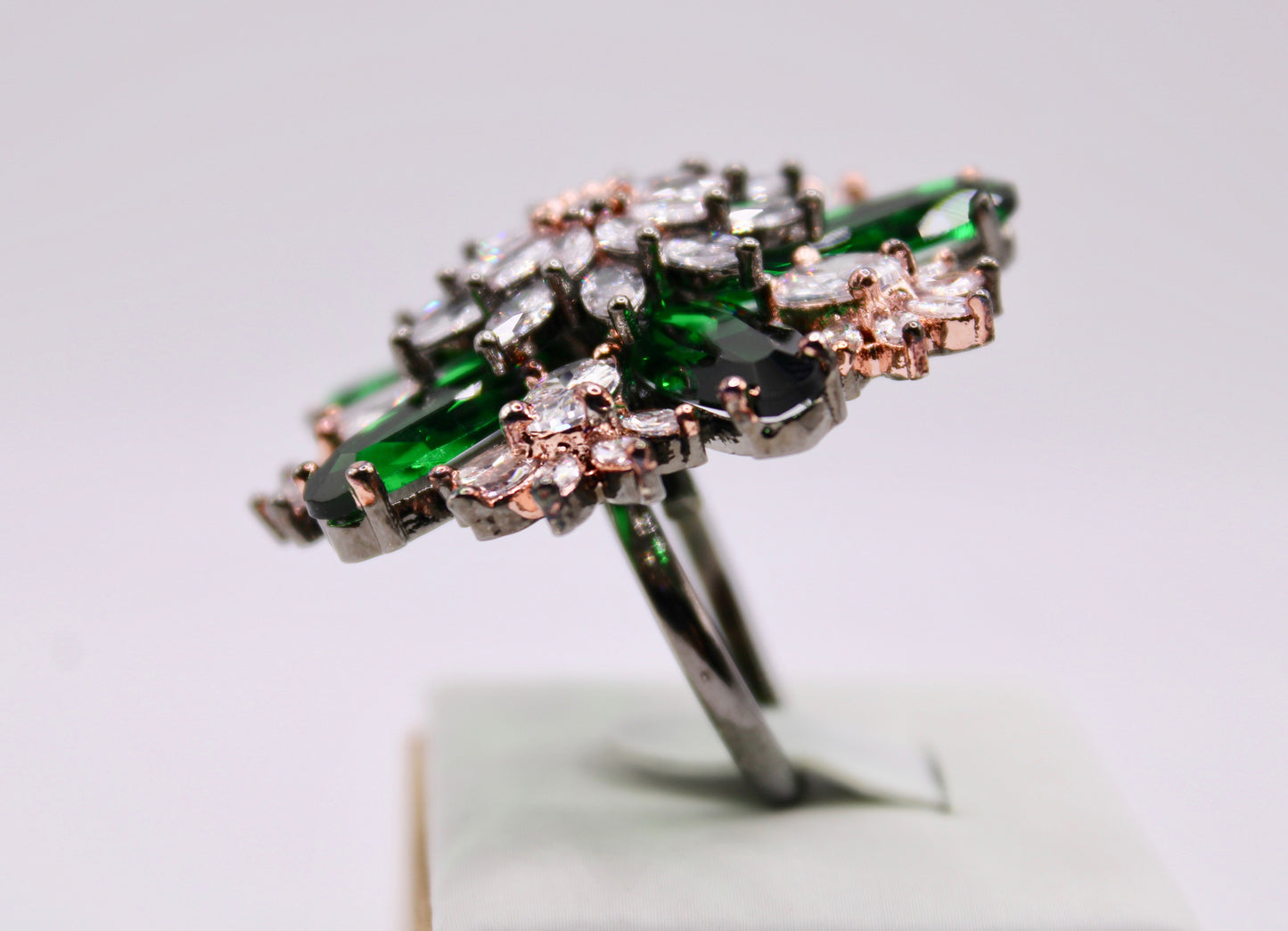 Cubic Zirconia Cocktail Ring - E801