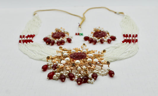 Fusion Crushed Stone Maala Set - E1109