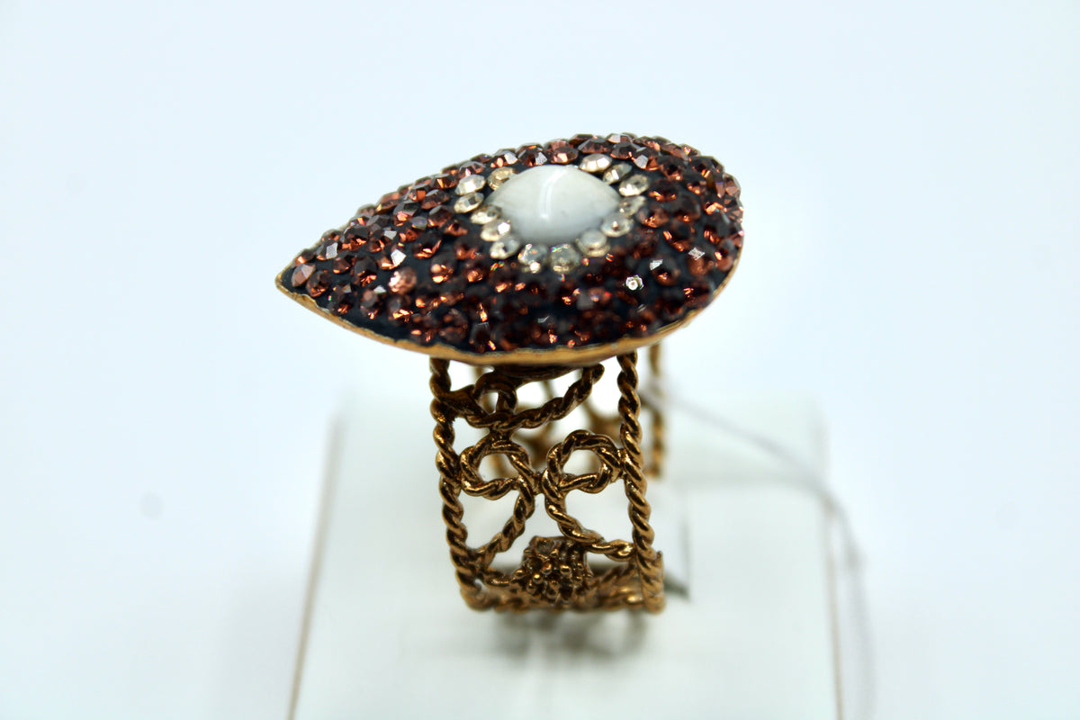 Hand-Crafted Vintage Statement Ring - E4004