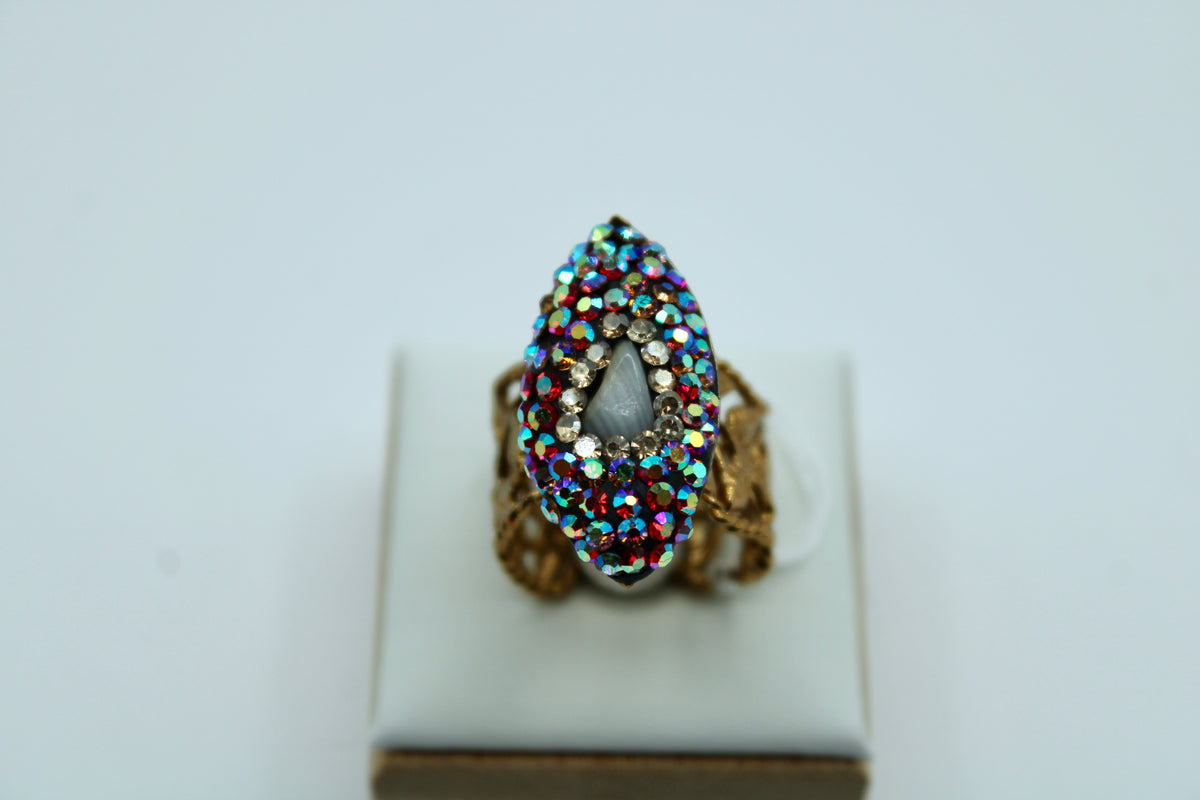 Hand-Crafted Vintage Statement Ring - E4005