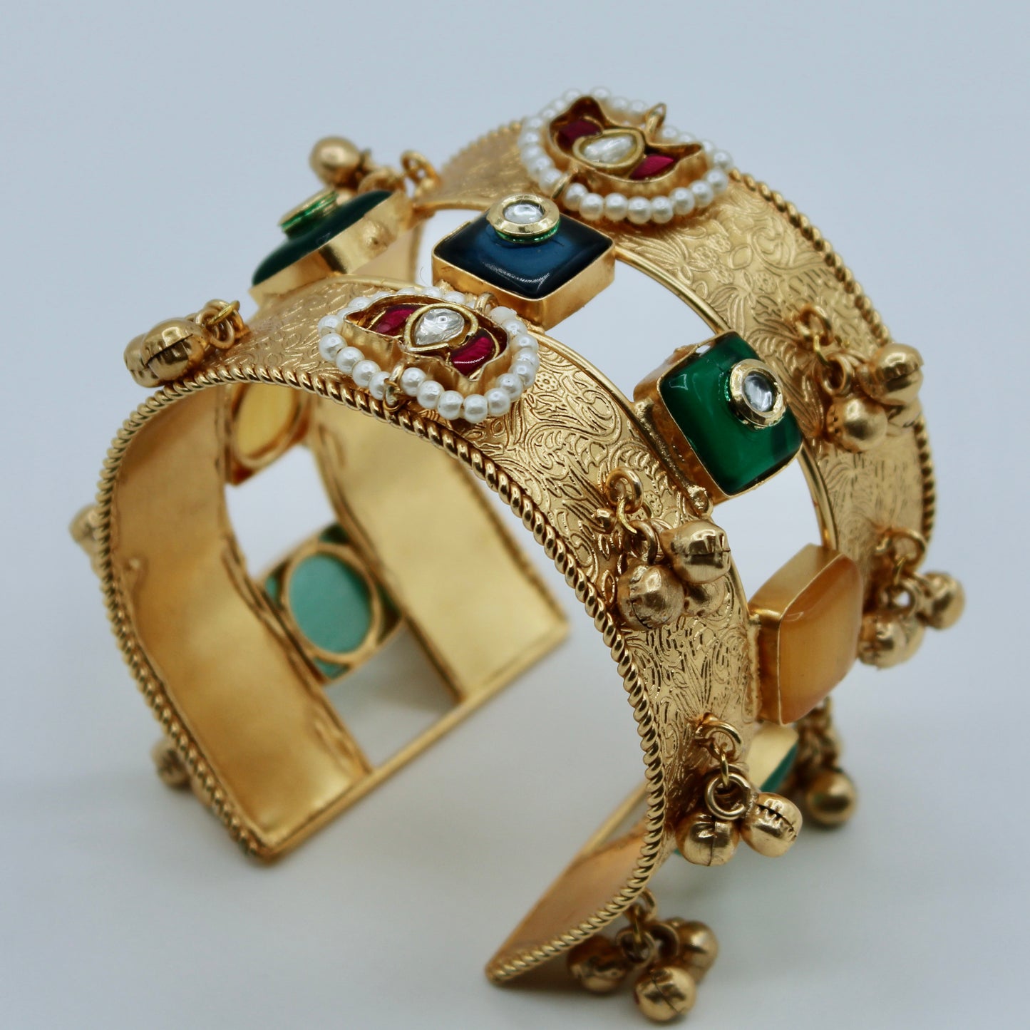 Kundan Cuff Kada - E2229