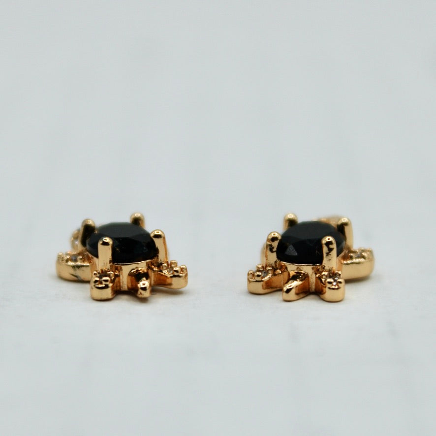 Cubic Zirconia Turtle Studs - E2332