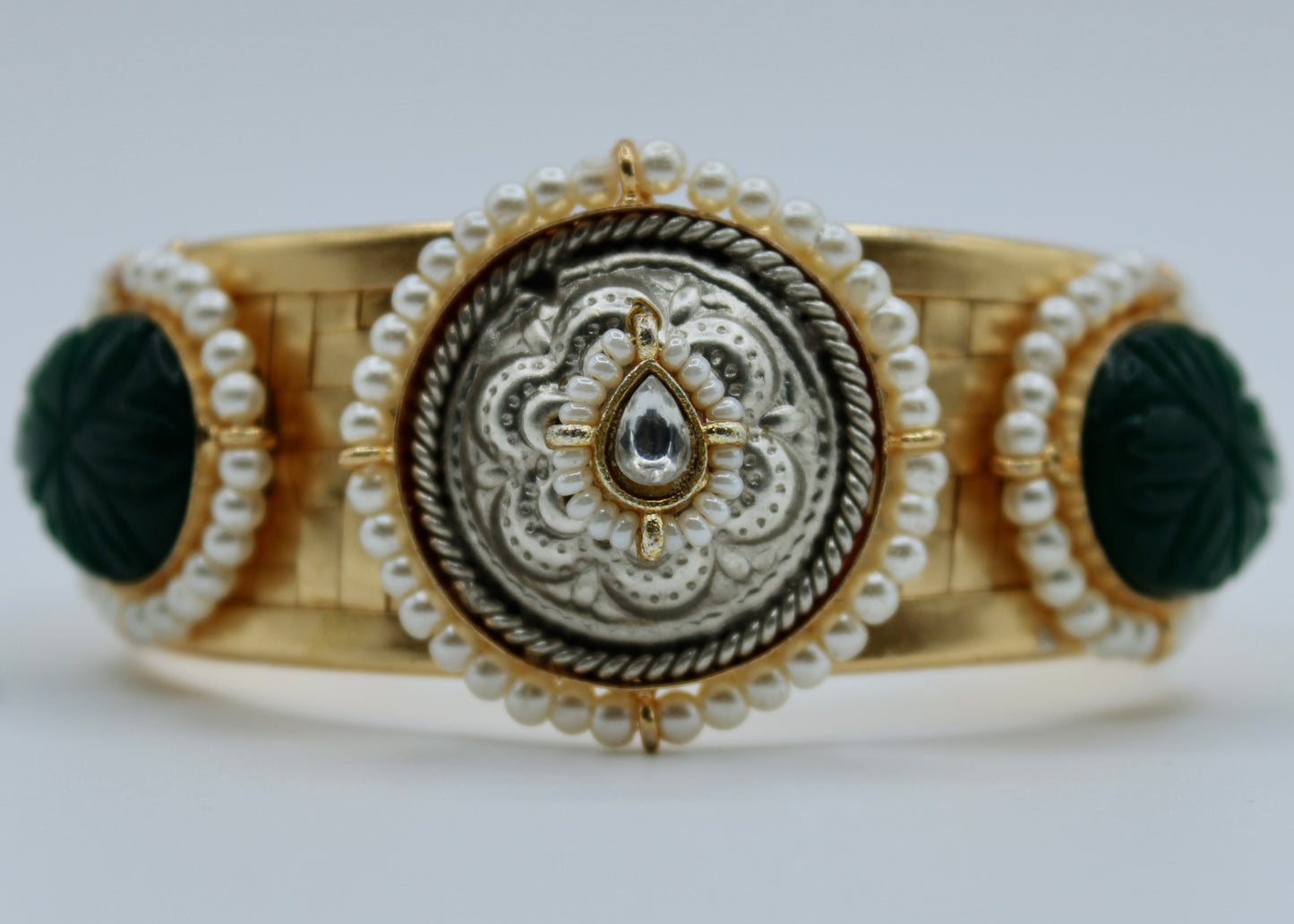Oxidized Cuff Kada - E2230