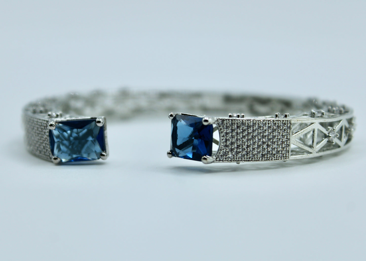 Cubic Zirconia Cuff Bracelet - E2307