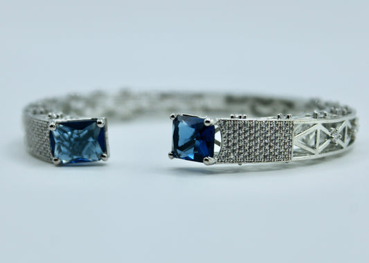 Cubic Zirconia Cuff Bracelet - E2307