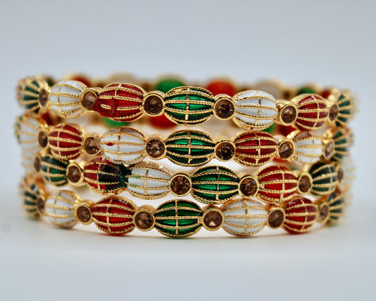 Multicoloured Bangle Set - E2274