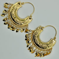 Faux Pearl Baali Earrings - E539