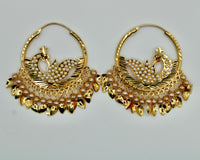 Faux Pearl and Crystal Baali Earrings - E533
