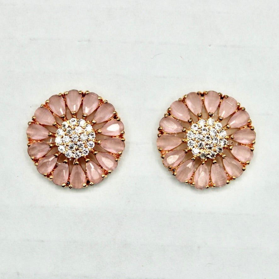 Pear-Cut Cubic Zirconia Traditional Studs - E2344