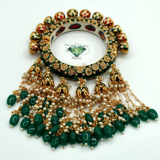 Hand-Made Meena Kari Latkan Kada - E2215