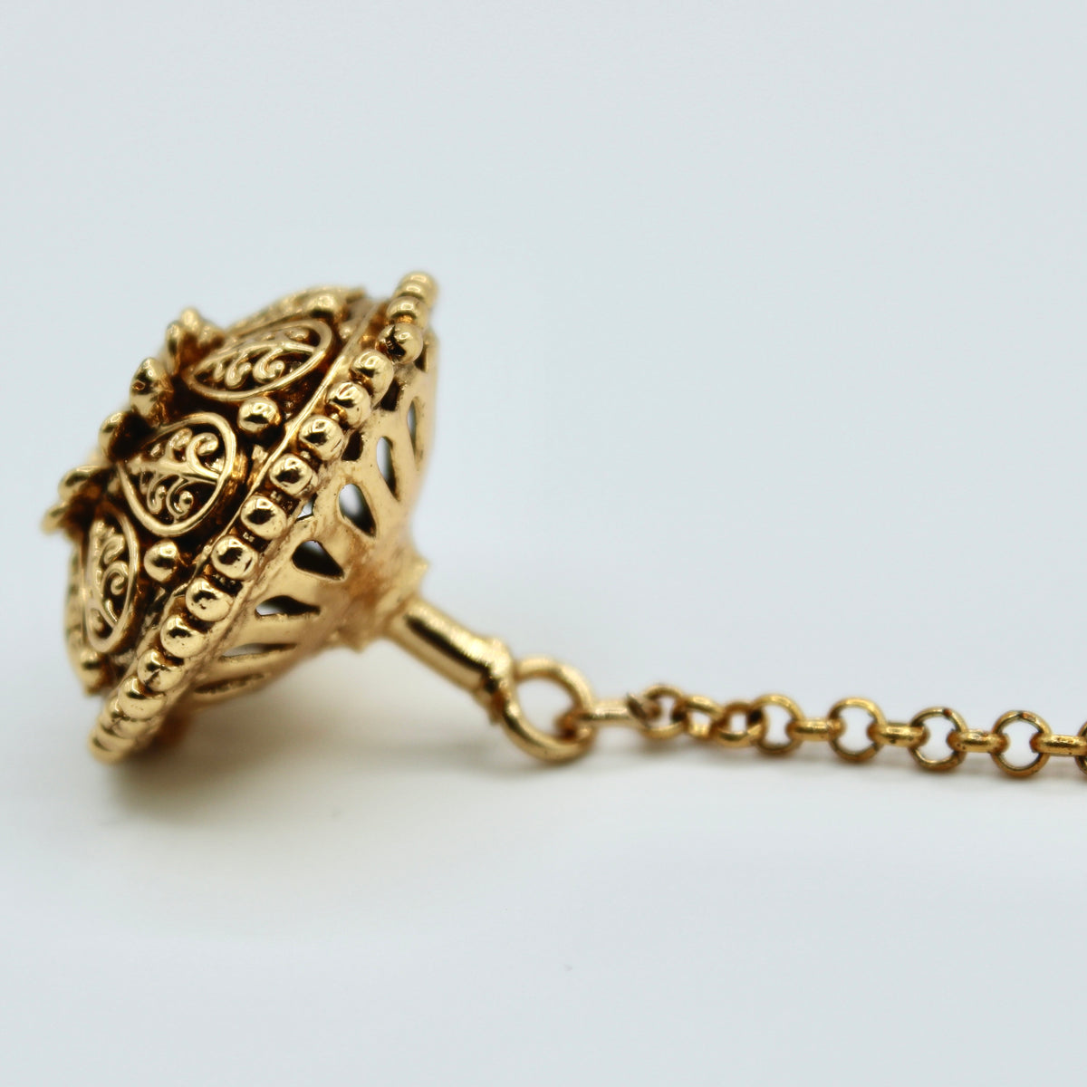 Studded Rajistani Teeka with Golden Appliques - E528