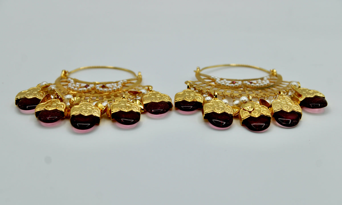 Beaded Baali Earrings - E532