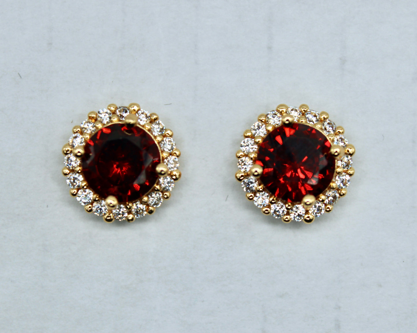 Studded Cubic Zirconia Studs - E2323