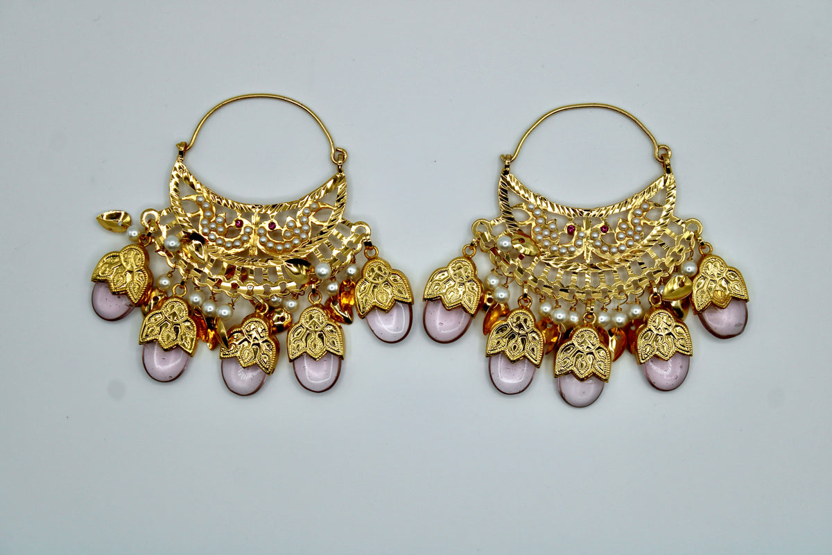 Beaded Baali Earrings - E532