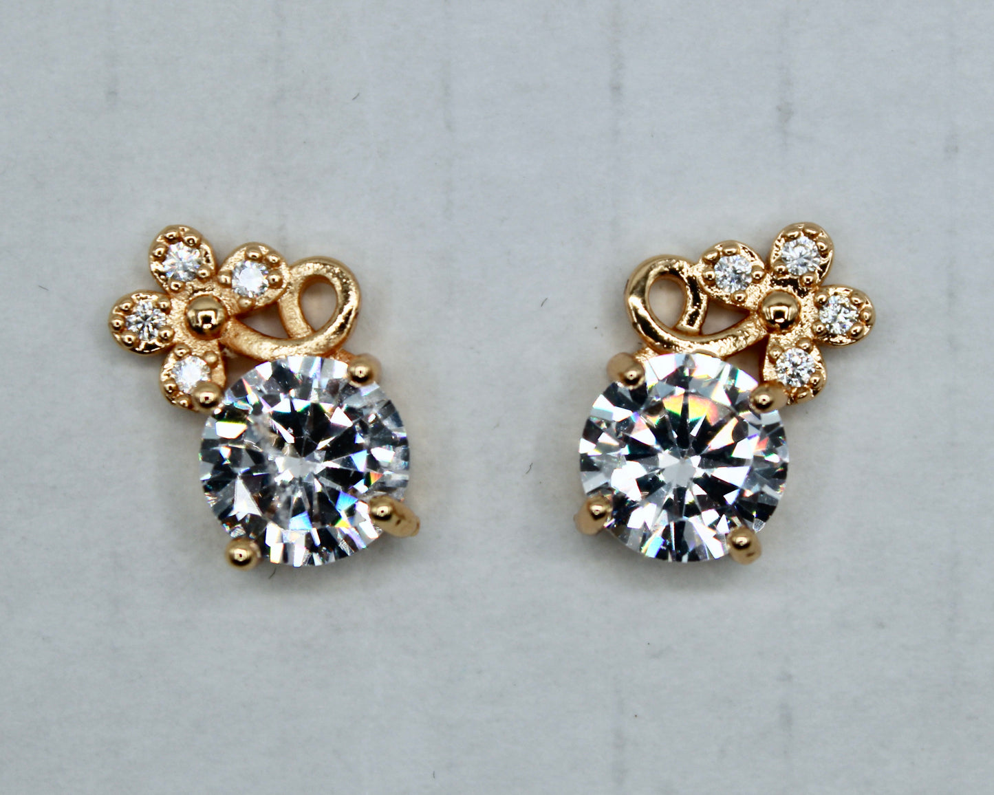 Cubic Zirconia Statement Studs - E2326