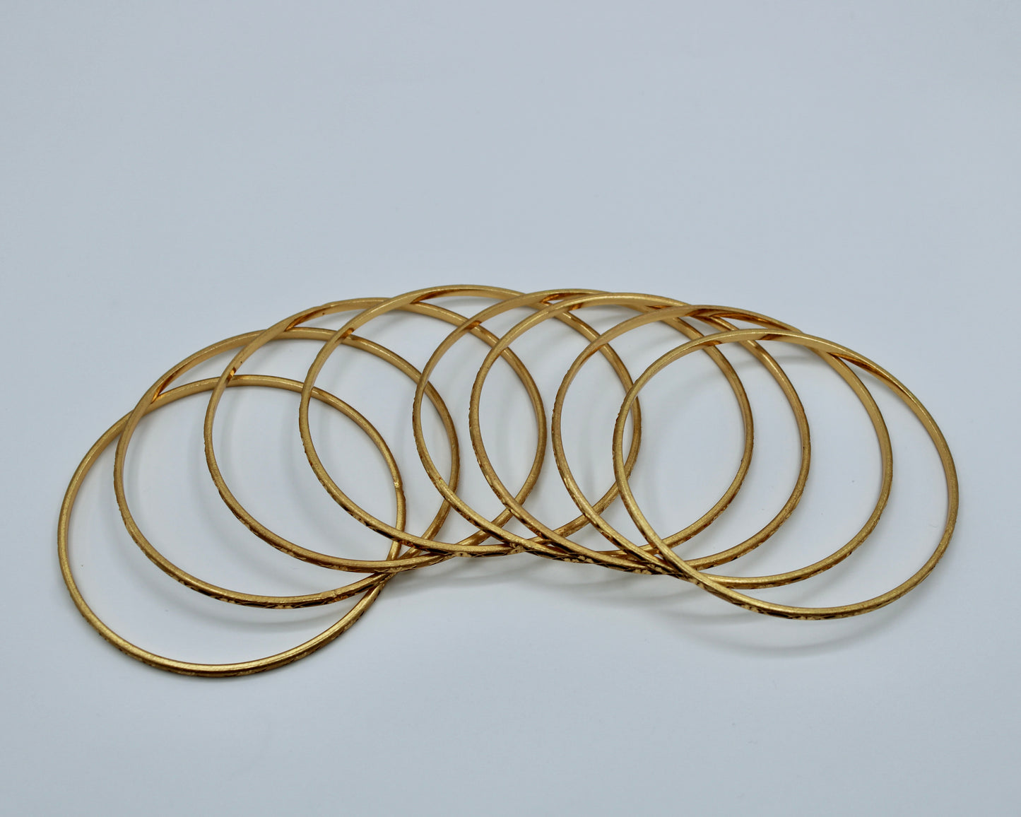 Traditional Golden Bangle Set - E2259