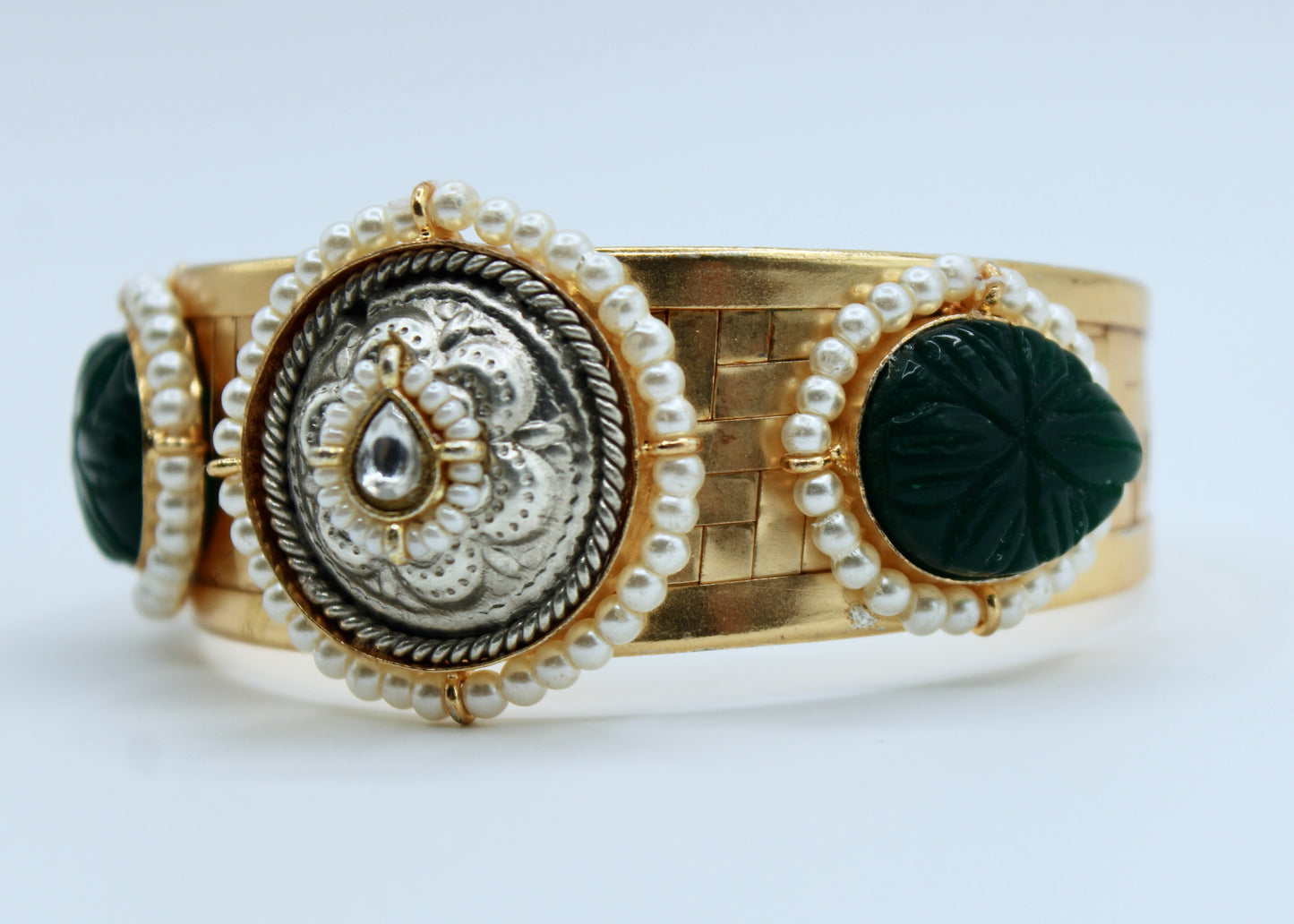 Oxidized Cuff Kada - E2230