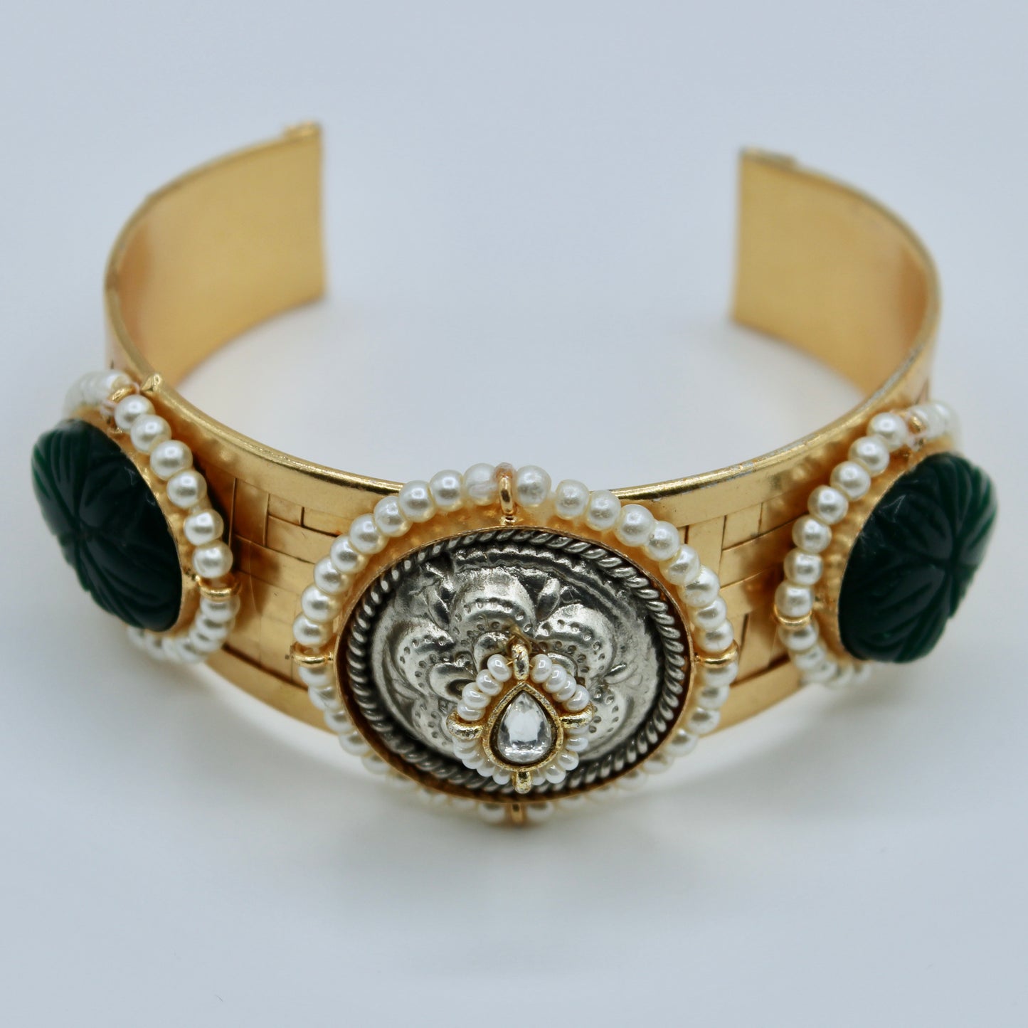 Oxidized Cuff Kada - E2230