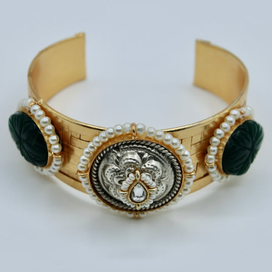 Oxidized Cuff Kada - E2230