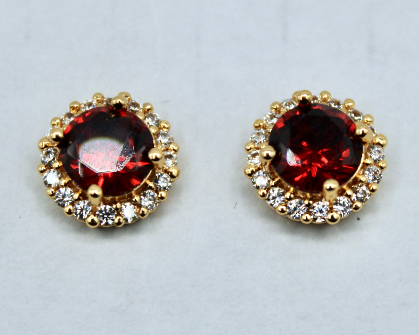 Studded Cubic Zirconia Studs - E2323