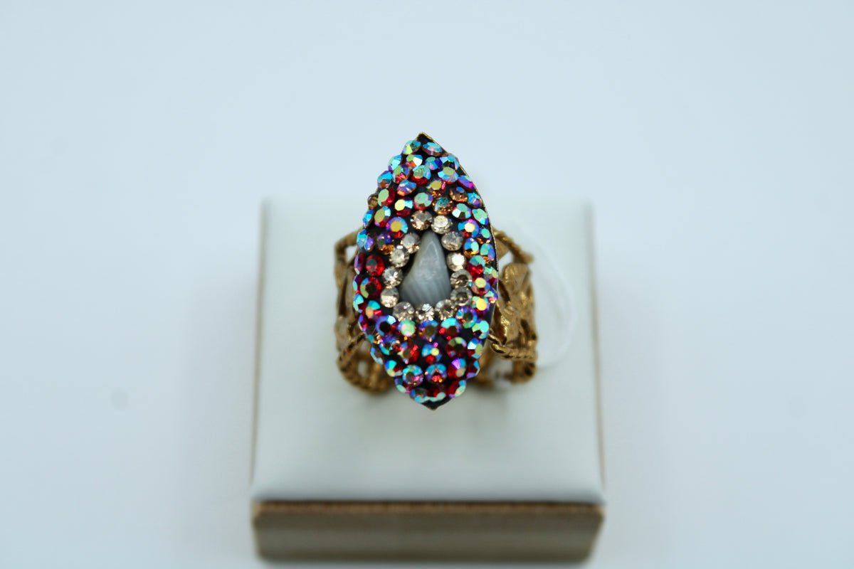 Hand-Crafted Vintage Statement Ring - E4005
