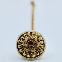 Studded Rajistani Teeka with Beads - E527