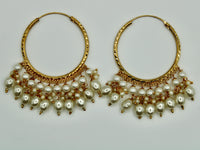 Faux Pearl Baali Earrings - E535