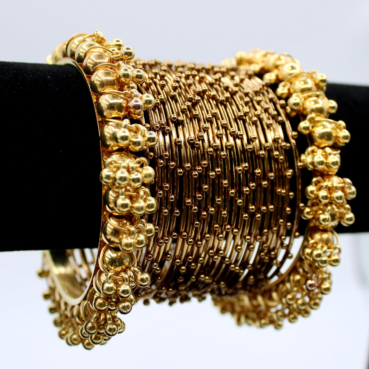 Golden Bangle and Kada Set - E506