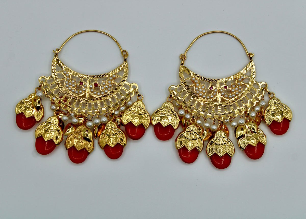 Beaded Baali Earrings - E532