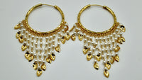 Faux Pearl Baali Earrings - E542