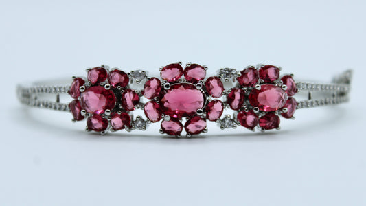 Floral Cubic Zirconia Bracelet - E2309