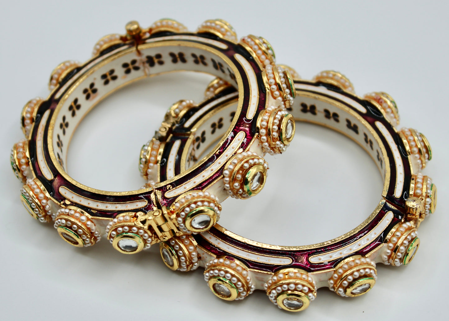 Rajisthani Kada with Jadao Kundan - E2226
