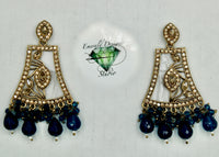 Mother of Pearl and Crystal Earrings - E547