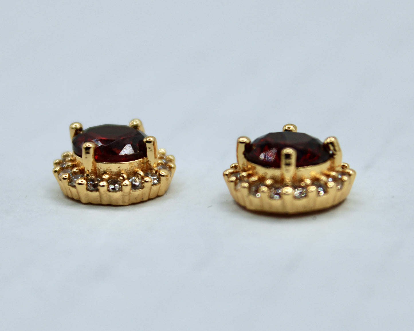 Studded Cubic Zirconia Studs - E2323