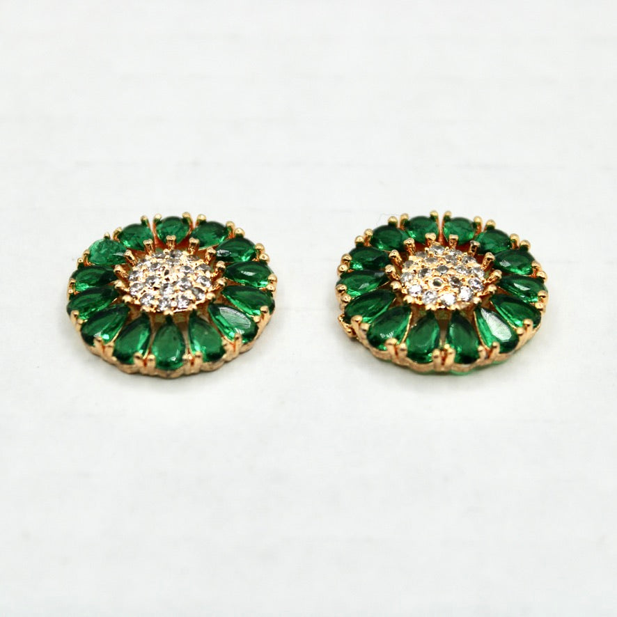 Pear-Cut Cubic Zirconia Traditional Studs - E2344