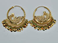 Faux Pearl and Crystal Baali Earrings - E533