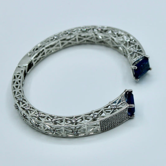 Cubic Zirconia Cuff Bracelet - E2307