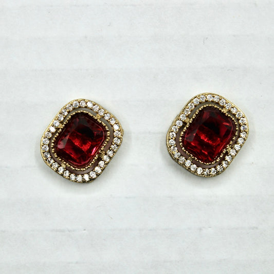 Traditional Cubic Zirconia Studs - E2339