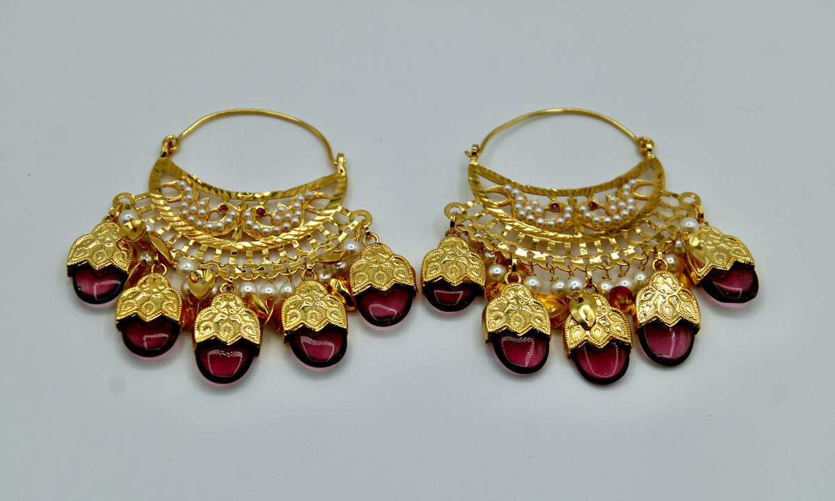 Beaded Baali Earrings - E532