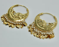 Faux Pearl Baali Earrings - E534
