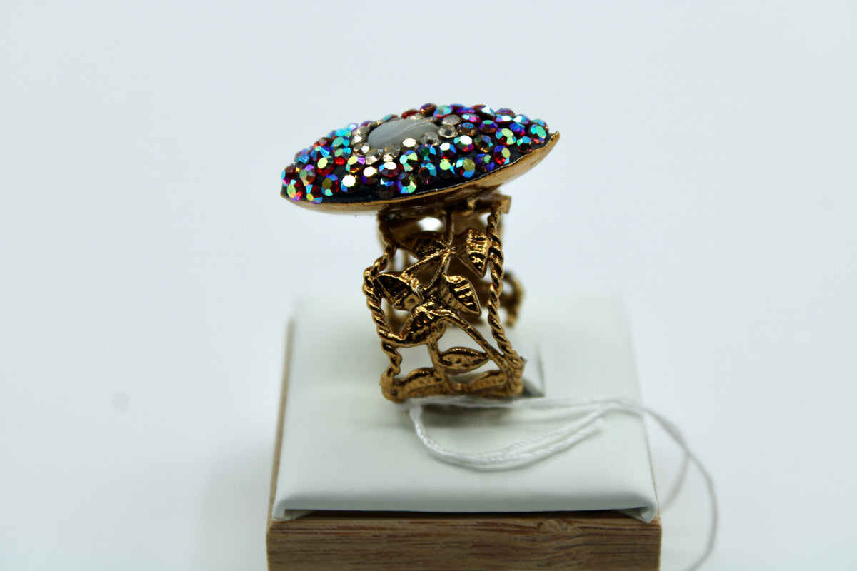 Hand-Crafted Vintage Statement Ring - E4005