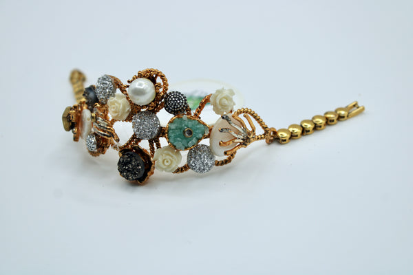Ornate Hand-Crafted Bracelet - E4008