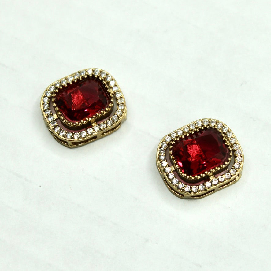 Traditional Cubic Zirconia Studs - E2339