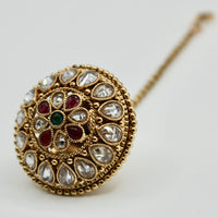 Kundan Rajistani Teeka with Bead Detailing- E530