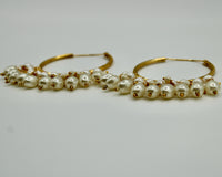 Faux Pearl Baali Earrings - E535