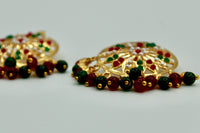 Lightweight Nauratan and Crystal Earrings - E541