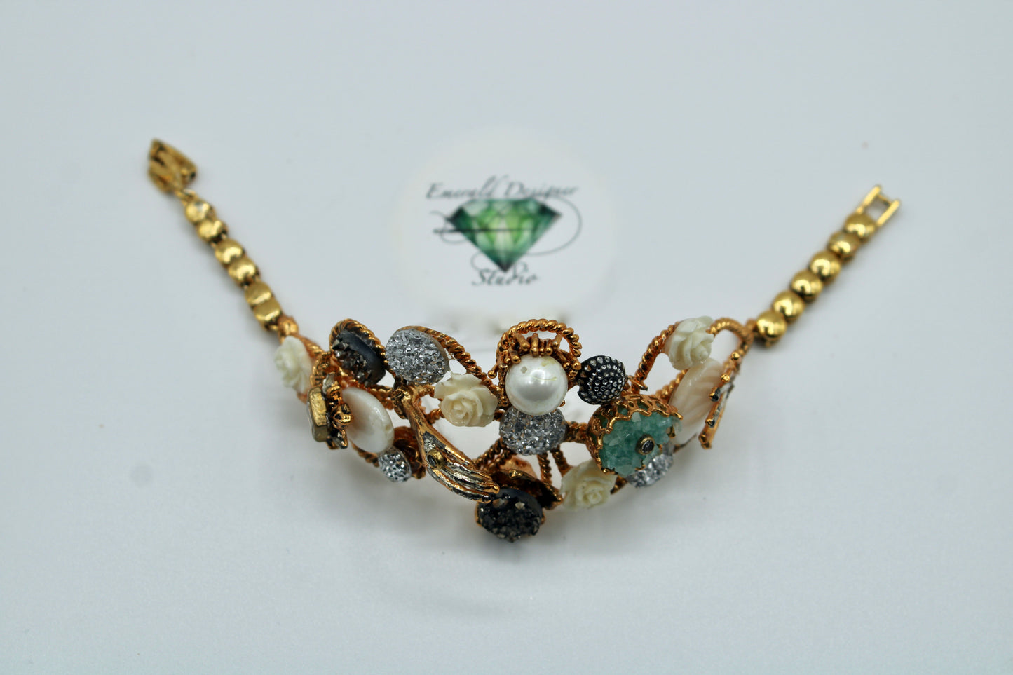 Ornate Hand-Crafted Bracelet - E4008