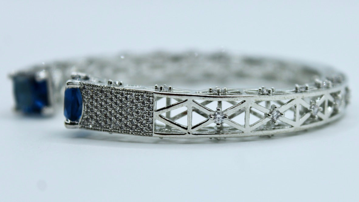 Cubic Zirconia Cuff Bracelet - E2307